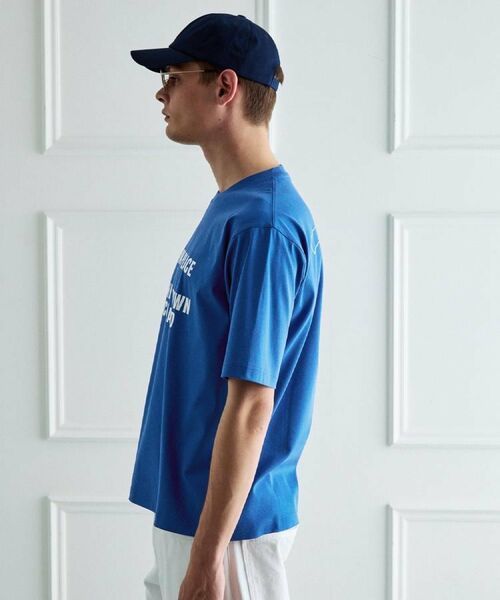 TAKEO KIKUCHI / タケオキクチ Tシャツ | 【BOWLER HAT LABEL】アイスクリアコットン バッククロスピストル 半袖Tシャツ | 詳細13