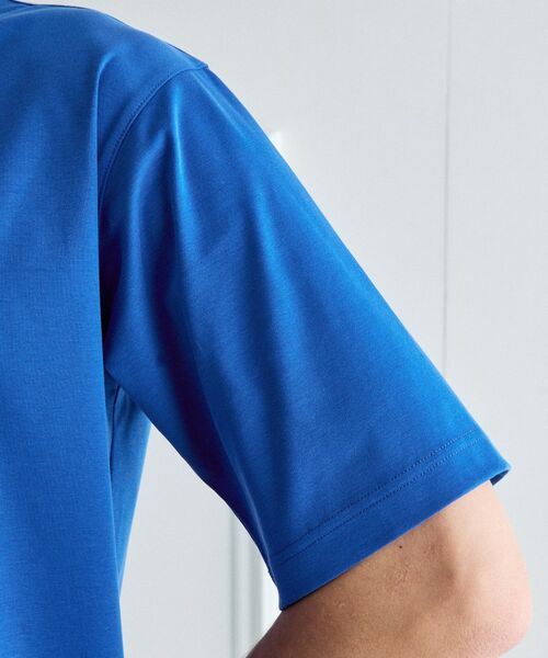 TAKEO KIKUCHI / タケオキクチ Tシャツ | 【BOWLER HAT LABEL】アイスクリアコットン バッククロスピストル 半袖Tシャツ | 詳細16