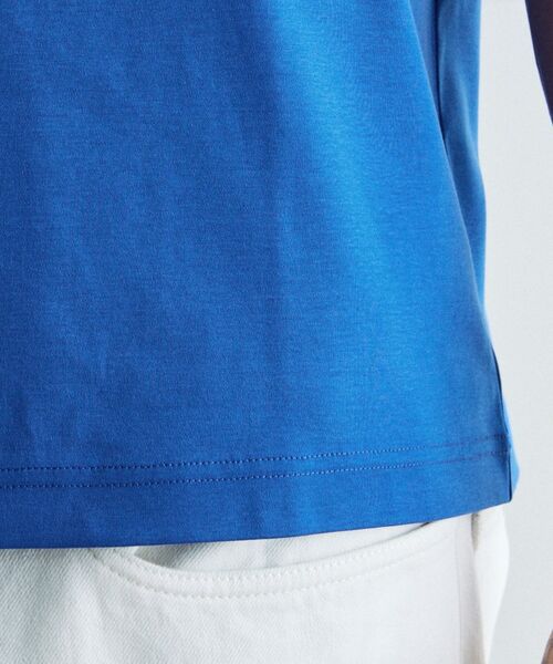 TAKEO KIKUCHI / タケオキクチ Tシャツ | 【BOWLER HAT LABEL】アイスクリアコットン バッククロスピストル 半袖Tシャツ | 詳細17