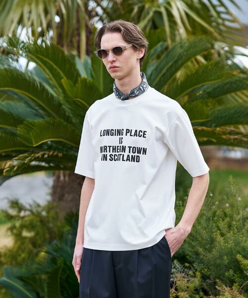 TAKEO KIKUCHI / タケオキクチ Tシャツ | 【BOWLER HAT LABEL】アイスクリアコットン バッククロスピストル 半袖Tシャツ | 詳細2