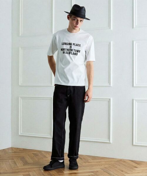 TAKEO KIKUCHI / タケオキクチ Tシャツ | 【BOWLER HAT LABEL】アイスクリアコットン バッククロスピストル 半袖Tシャツ | 詳細22