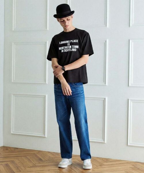 TAKEO KIKUCHI / タケオキクチ Tシャツ | 【BOWLER HAT LABEL】アイスクリアコットン バッククロスピストル 半袖Tシャツ | 詳細27