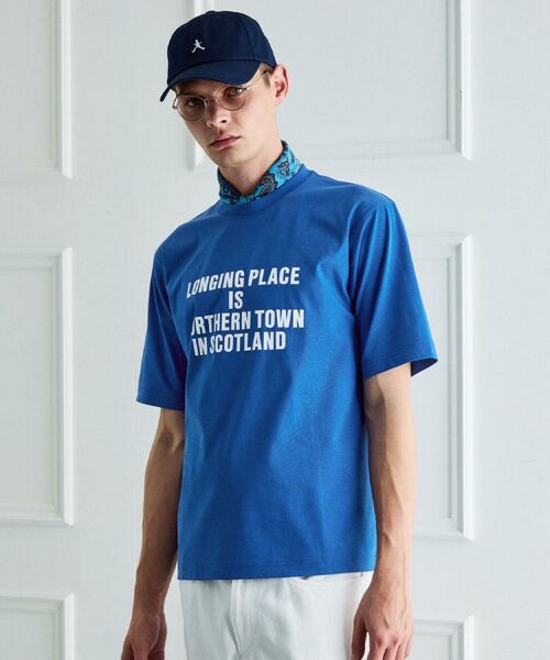 TAKEO KIKUCHI / タケオキクチ Tシャツ | 【BOWLER HAT LABEL】アイスクリアコットン バッククロスピストル 半袖Tシャツ | 詳細30