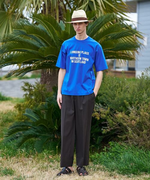 TAKEO KIKUCHI / タケオキクチ Tシャツ | 【BOWLER HAT LABEL】アイスクリアコットン バッククロスピストル 半袖Tシャツ | 詳細7