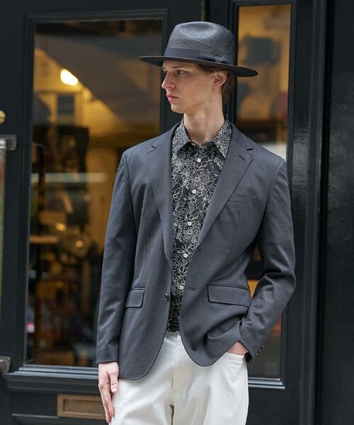 TAKEO KIKUCHI / タケオキクチ テーラードジャケット | 【BOWLER HAT LABEL】ピンヘッドジャージ ジャケット | 詳細24