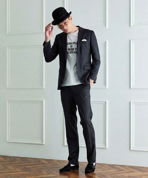 TAKEO KIKUCHI / タケオキクチ パンツ | 【BOWLER HAT LABEL】ピンヘッドジャージ スラックス | 詳細16