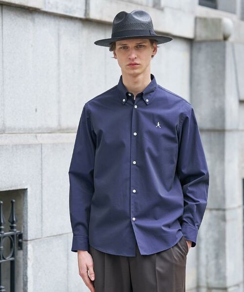 TAKEO KIKUCHI / タケオキクチ シャツ・ブラウス | 【BOWLER HAT LABEL】ボーラーハットウォーカー刺繍 ボタンダウンシャツ | 詳細26