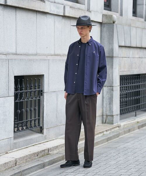 TAKEO KIKUCHI / タケオキクチ シャツ・ブラウス | 【BOWLER HAT LABEL】ボーラーハットウォーカー刺繍 ボタンダウンシャツ | 詳細28