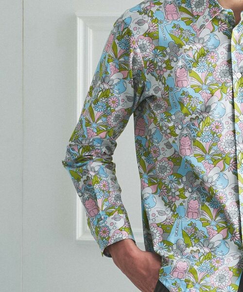 TAKEO KIKUCHI / タケオキクチ シャツ・ブラウス | 【BOWLER HAT LABEL】ビリケンプリント 長袖シャツ | 詳細16