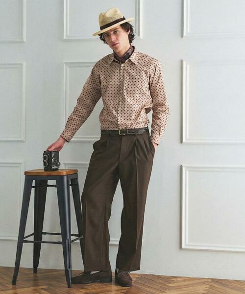 TAKEO KIKUCHI / タケオキクチ シャツ・ブラウス | 【BOWLER HAT LABEL】小紋ペイズリープリント 長袖シャツ | 詳細22