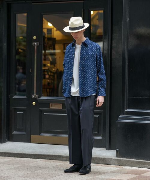 TAKEO KIKUCHI / タケオキクチ シャツ・ブラウス | 【BOWLER HAT LABEL】小紋ペイズリープリント 長袖シャツ | 詳細25