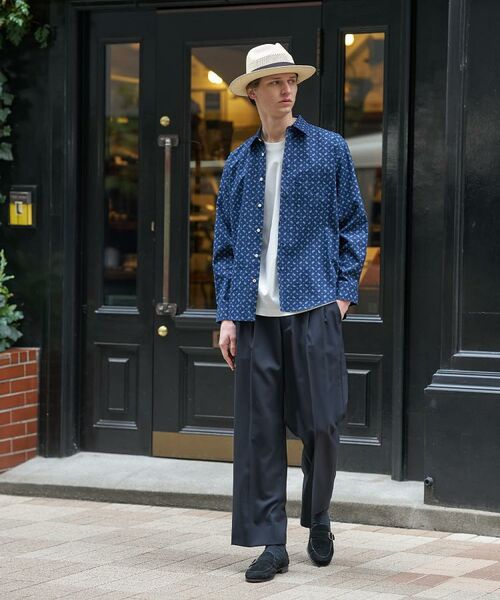 TAKEO KIKUCHI / タケオキクチ シャツ・ブラウス | 【BOWLER HAT LABEL】小紋ペイズリープリント 長袖シャツ | 詳細26