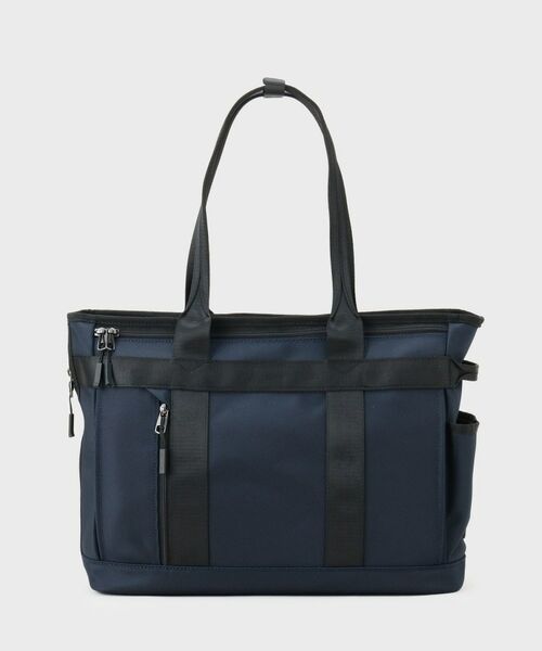 TAKEO KIKUCHI / タケオキクチ トートバッグ | ONOFFドビートートバッグ（ネイビー(094)）