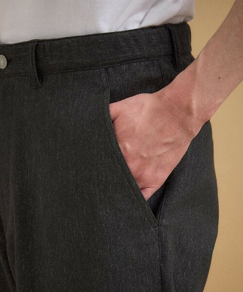 TAKEO KIKUCHI / タケオキクチ パンツ | デニムライクカラミイージーパンツ | 詳細11