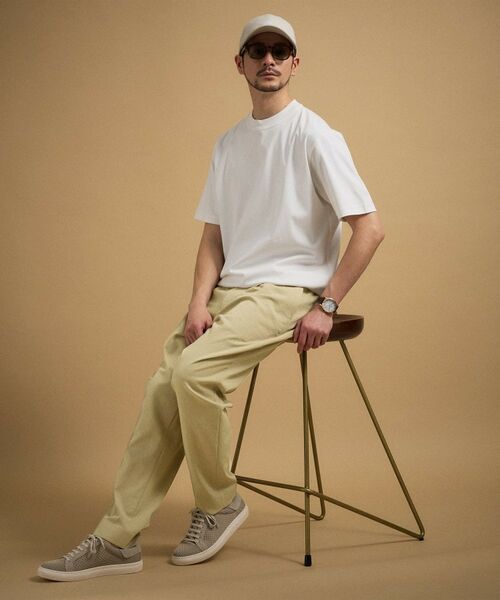 TAKEO KIKUCHI / タケオキクチ パンツ | リネンライクカルゼイージーパンツ | 詳細11