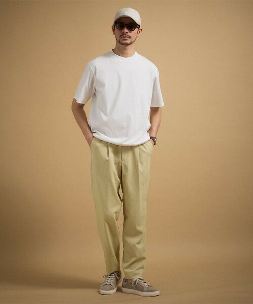 TAKEO KIKUCHI / タケオキクチ パンツ | リネンライクカルゼイージーパンツ | 詳細12