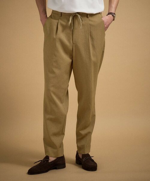 TAKEO KIKUCHI / タケオキクチ パンツ | リネンライクカルゼイージーパンツ | 詳細14