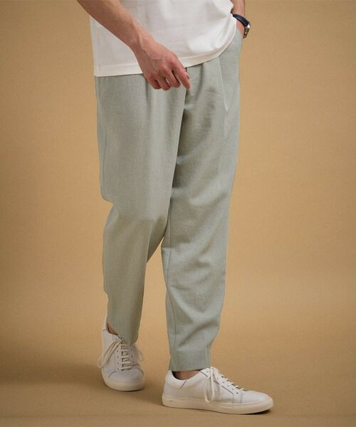 TAKEO KIKUCHI / タケオキクチ パンツ | リネンライクカルゼイージーパンツ | 詳細2