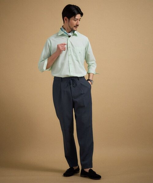 TAKEO KIKUCHI / タケオキクチ パンツ | リネンライクカルゼイージーパンツ | 詳細20