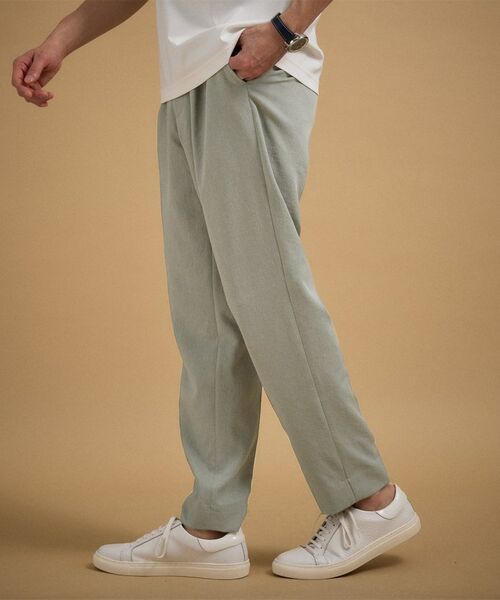 TAKEO KIKUCHI / タケオキクチ パンツ | リネンライクカルゼイージーパンツ | 詳細3
