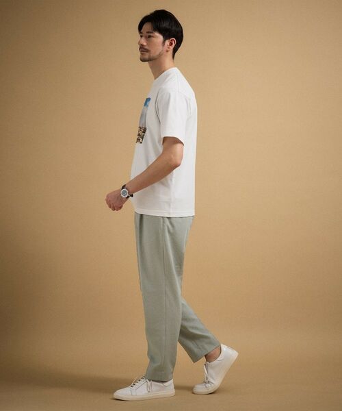 TAKEO KIKUCHI / タケオキクチ パンツ | リネンライクカルゼイージーパンツ | 詳細4