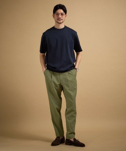 TAKEO KIKUCHI / タケオキクチ パンツ | リネンライクカルゼイージーパンツ | 詳細8