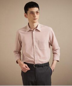 TAKEO KIKUCHI / タケオキクチ シャツ・ブラウス | 【通気性】トリコットサッカー 7分袖シャツ