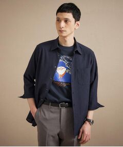 TAKEO KIKUCHI / タケオキクチ シャツ・ブラウス | 【通気性】トリコットサッカー 7分袖シャツ