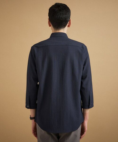 TAKEO KIKUCHI / タケオキクチ シャツ・ブラウス | 【通気性】トリコットサッカー 7分袖シャツ | 詳細20