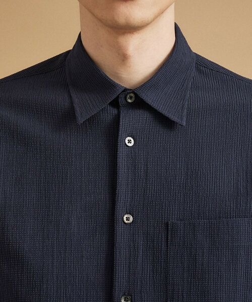TAKEO KIKUCHI / タケオキクチ シャツ・ブラウス | 【通気性】トリコットサッカー 7分袖シャツ | 詳細21
