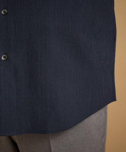 TAKEO KIKUCHI / タケオキクチ シャツ・ブラウス | 【通気性】トリコットサッカー 7分袖シャツ | 詳細23