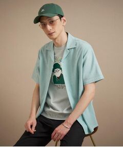 TAKEO KIKUCHI / タケオキクチ シャツ・ブラウス | 【通気性】トリコットサッカー オープンカラー シャツ