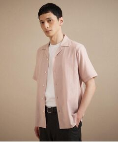 TAKEO KIKUCHI / タケオキクチ シャツ・ブラウス | 【通気性】トリコットサッカー オープンカラー シャツ