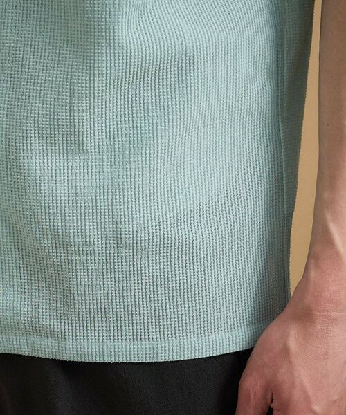 TAKEO KIKUCHI / タケオキクチ シャツ・ブラウス | 【通気性】トリコットサッカー オープンカラー シャツ | 詳細19