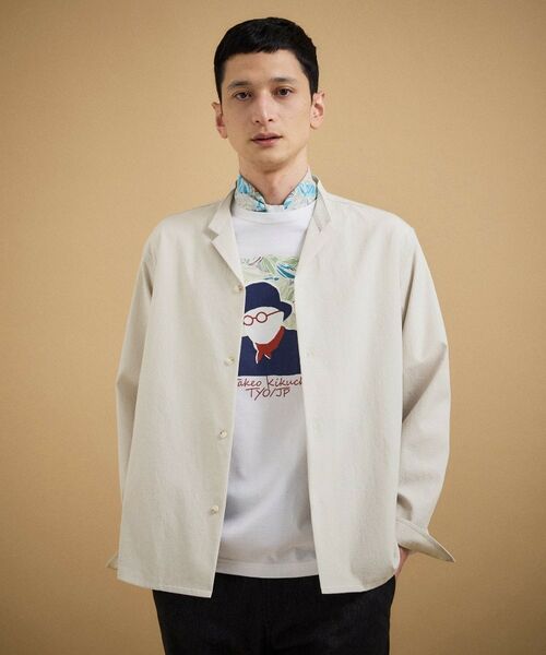 TAKEO KIKUCHI / タケオキクチ シャツ・ブラウス | 【撥水・洗える・シワになりにくい】 リランチェ(R) シャツ(ライトグレー(011))
