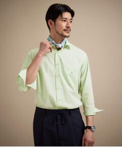 TAKEO KIKUCHI / タケオキクチ シャツ・ブラウス | ハイブリッド リネン 七分袖シャツ