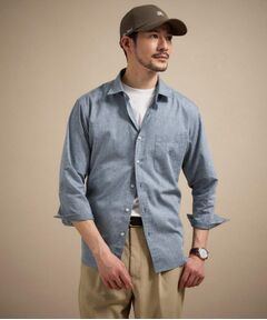 TAKEO KIKUCHI / タケオキクチ シャツ・ブラウス | ハイブリッド リネン 七分袖シャツ