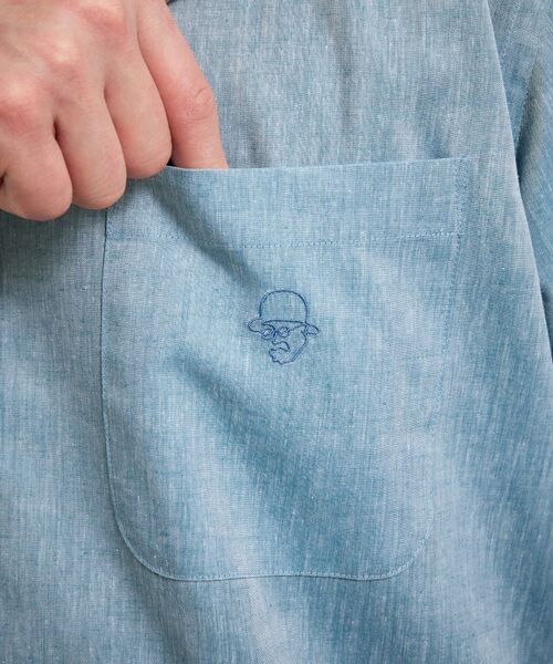 TAKEO KIKUCHI / タケオキクチ シャツ・ブラウス | ハイブリッド リネン 七分袖シャツ | 詳細22