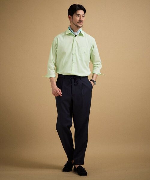 TAKEO KIKUCHI / タケオキクチ シャツ・ブラウス | ハイブリッド リネン 七分袖シャツ | 詳細4