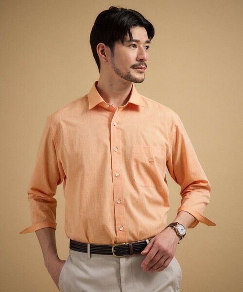 TAKEO KIKUCHI / タケオキクチ シャツ・ブラウス | ハイブリッド リネン 七分袖シャツ | 詳細6