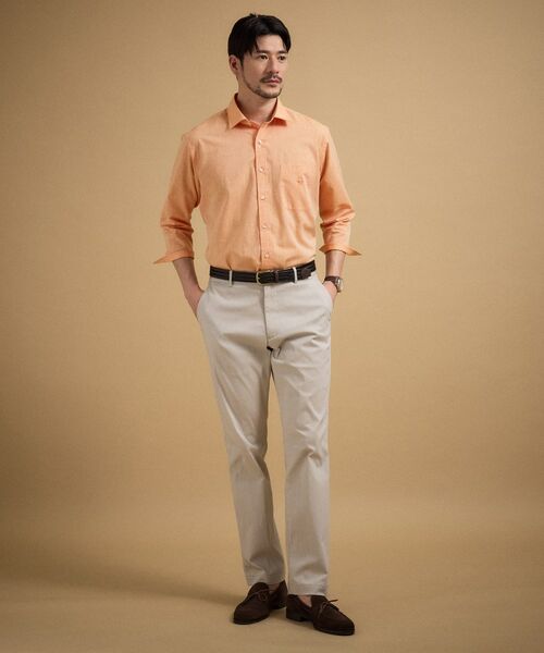 TAKEO KIKUCHI / タケオキクチ シャツ・ブラウス | ハイブリッド リネン 七分袖シャツ | 詳細8