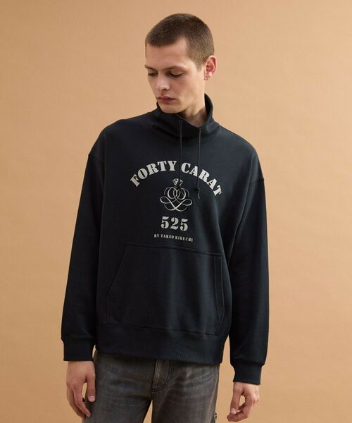 TAKEO KIKUCHI / タケオキクチ スウェット | カレッジ風オフタートルジャージ | 詳細10