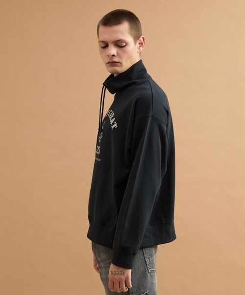 TAKEO KIKUCHI / タケオキクチ スウェット | カレッジ風オフタートルジャージ | 詳細11