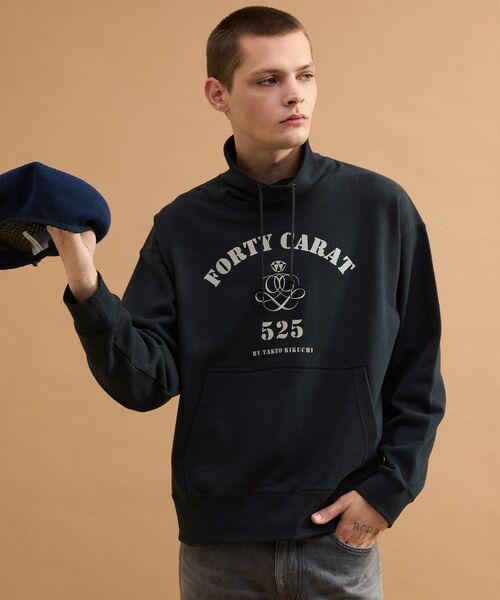 TAKEO KIKUCHI / タケオキクチ スウェット | カレッジ風オフタートルジャージ | 詳細6