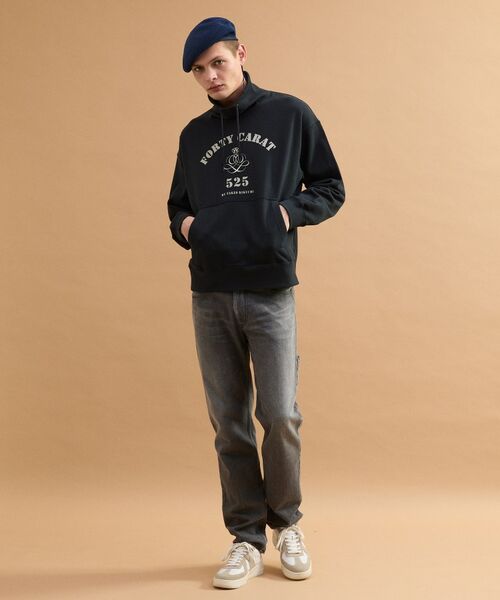 TAKEO KIKUCHI / タケオキクチ スウェット | カレッジ風オフタートルジャージ | 詳細8