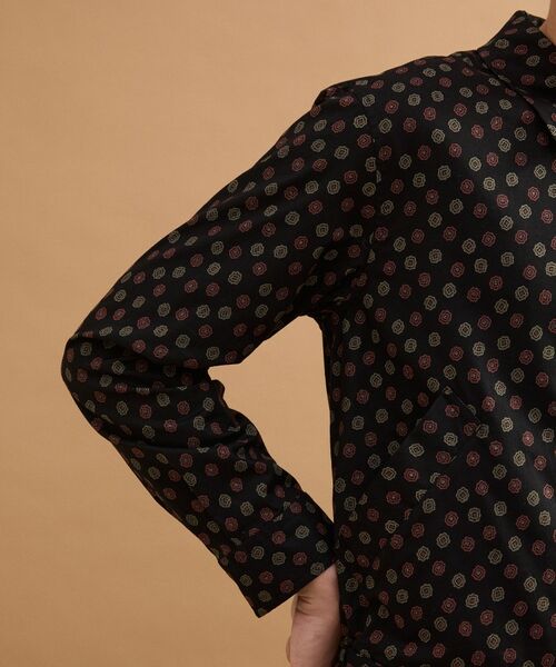 TAKEO KIKUCHI / タケオキクチ レザーブルゾン・ジャケット | 小紋プリントブルゾン | 詳細10