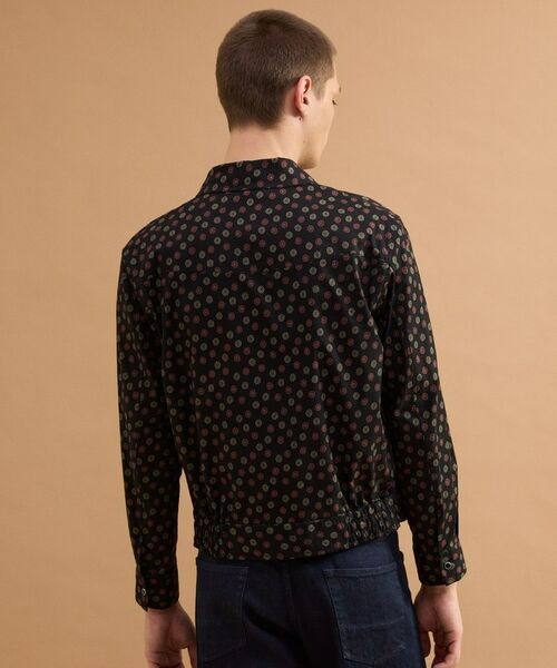 TAKEO KIKUCHI / タケオキクチ レザーブルゾン・ジャケット | 小紋プリントブルゾン | 詳細8