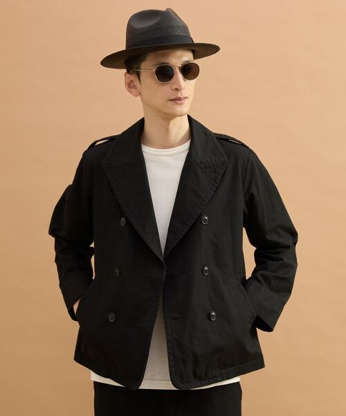 TAKEO KIKUCHI / タケオキクチ レザーブルゾン・ジャケット | ミリタリークロスPコート | 詳細23