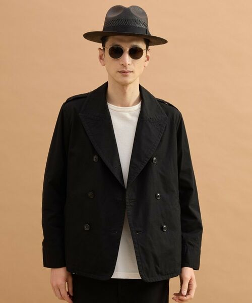 TAKEO KIKUCHI / タケオキクチ レザーブルゾン・ジャケット | ミリタリークロスPコート | 詳細24