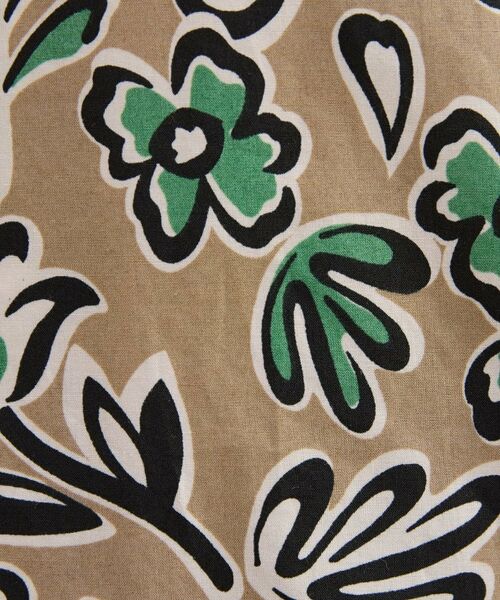 TAKEO KIKUCHI / タケオキクチ レザーブルゾン・ジャケット | フラワープリント半袖ジャケット | 詳細10